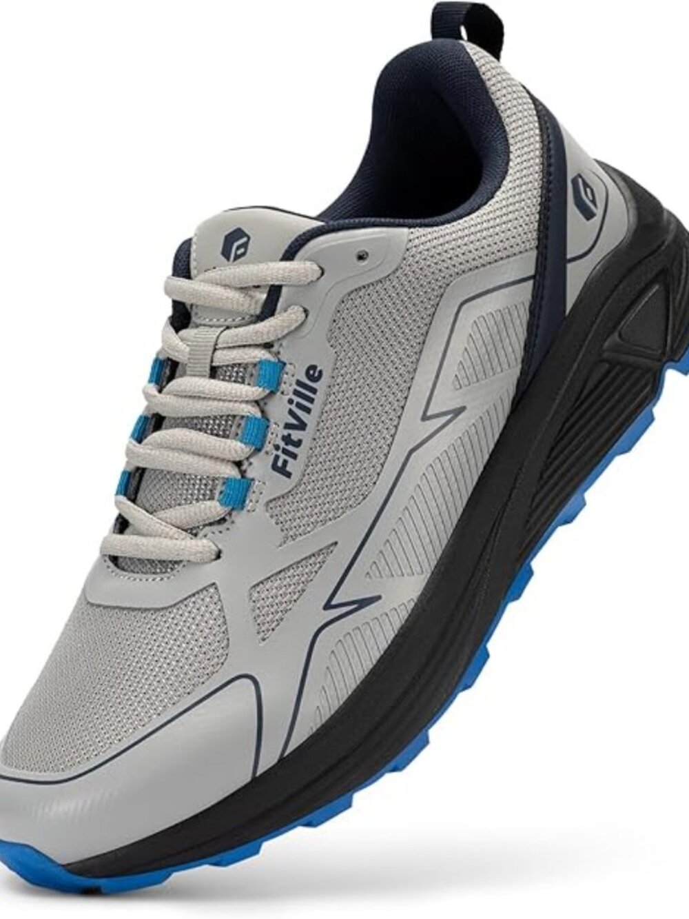 FitVille Wide Trail Orthopedic Running Shoe Sneakers